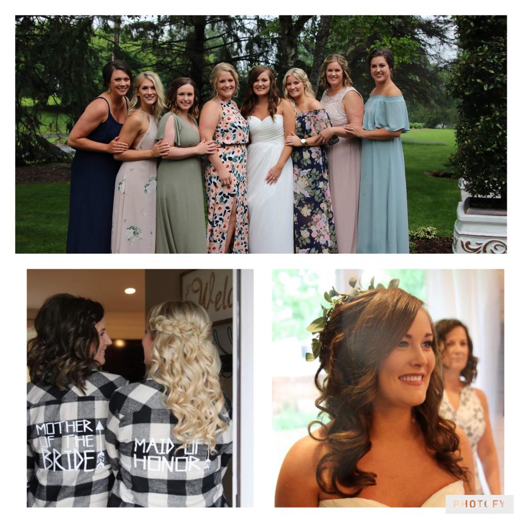Wedding hair stylist | Bridal party hair stylist | Hudson WI